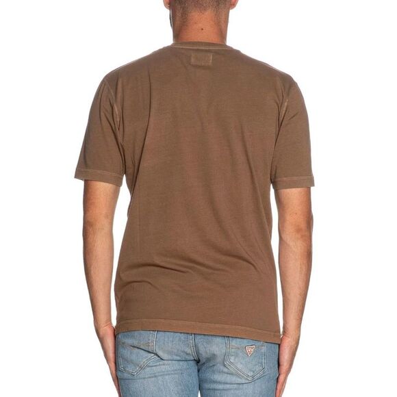Refrigiwear Brown Cotton Men's T-Shirt - Picture 2 of 4